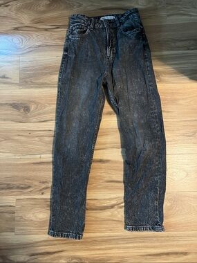 Zara washed black jeans